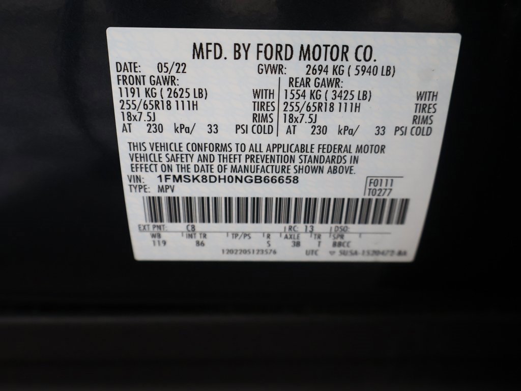 Used 2022 Ford Explorer XLT image 52