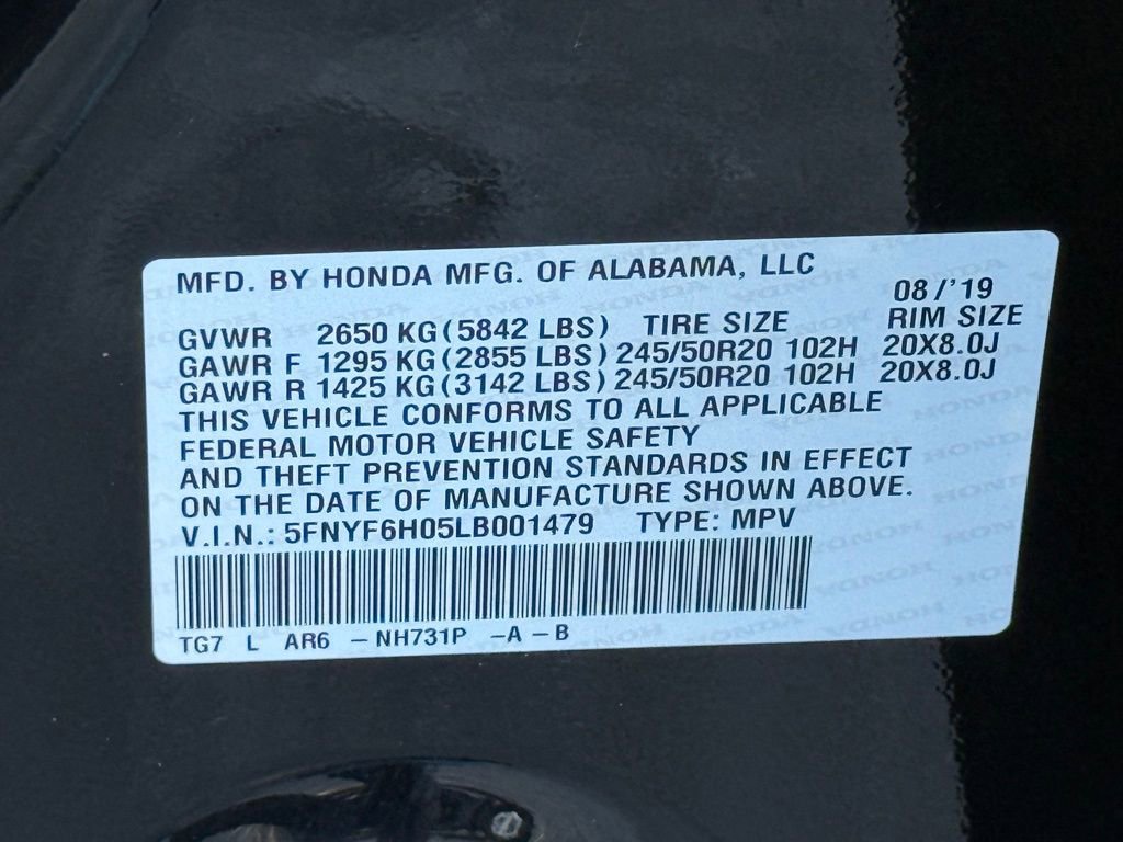 Used 2020 Honda Pilot Elite image 33