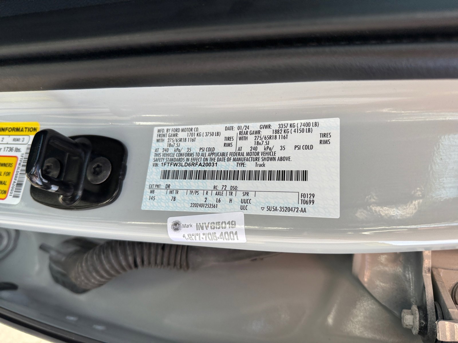 Used 2024 Ford F150 XLT w/ Mobile Office Package image 22