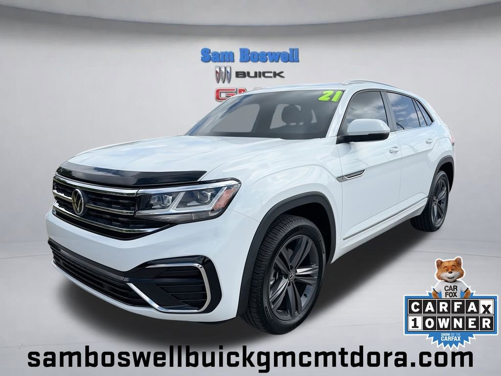 Used 2021 Volkswagen Atlas Cross Sport SE w/ Panoramic Sunroof Package FWD image 1