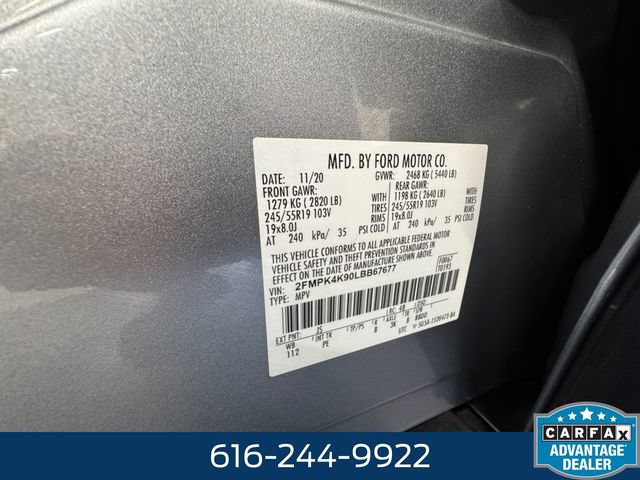 Used 2020 Ford Edge Titanium w/ Equipment Group 301A AWD/4WD image 26