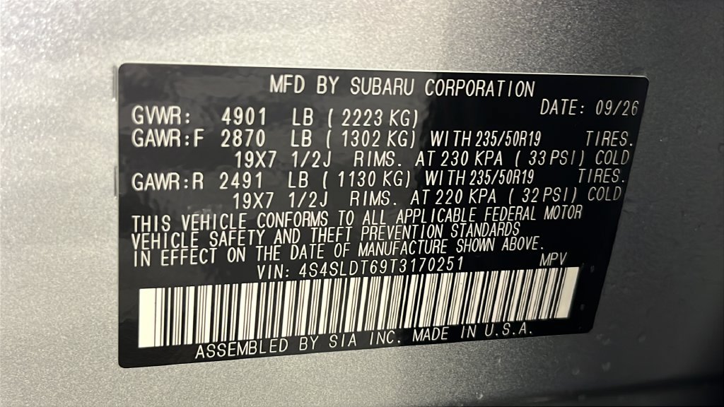New 2026 Subaru Forester Touring AWD/4WD image 38