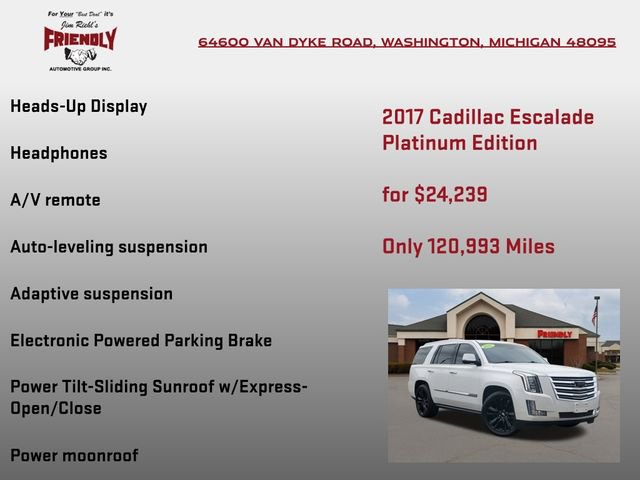 Used 2017 Cadillac Escalade Platinum image 25