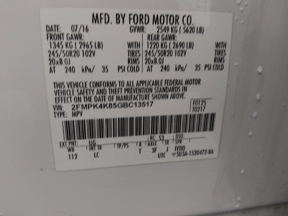 Used 2016 Ford Edge Titanium w/ Class II Trailer Tow Package AWD/4WD image 33