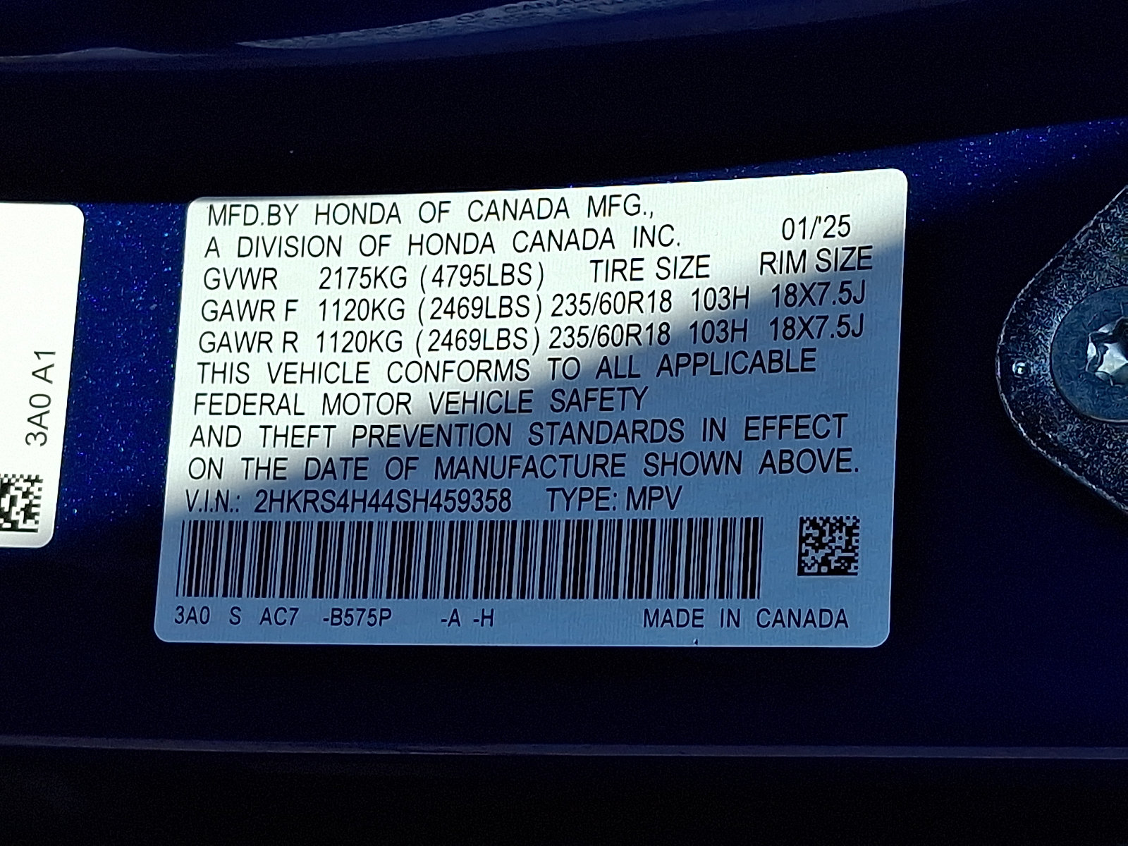 Certified 2025 Honda CR-V EX image 27