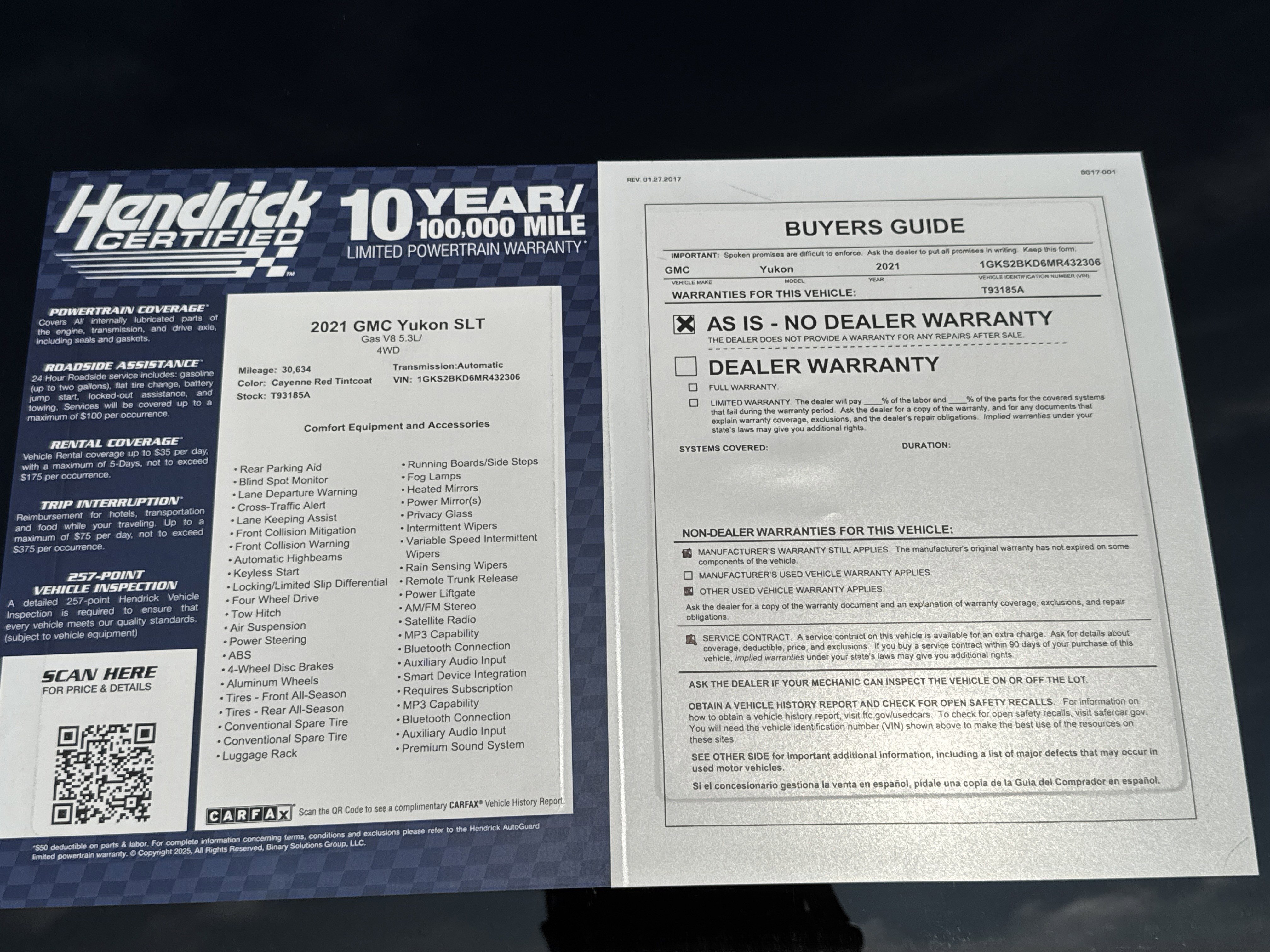 Used 2021 GMC Yukon SLT w/ SLT Premium Package image 40