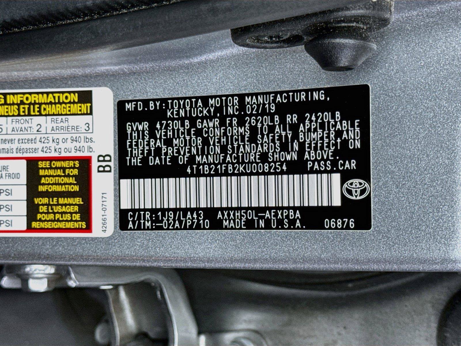 Used 2019 Toyota Avalon Limited w/ Advanced Safety Package FWD image 40