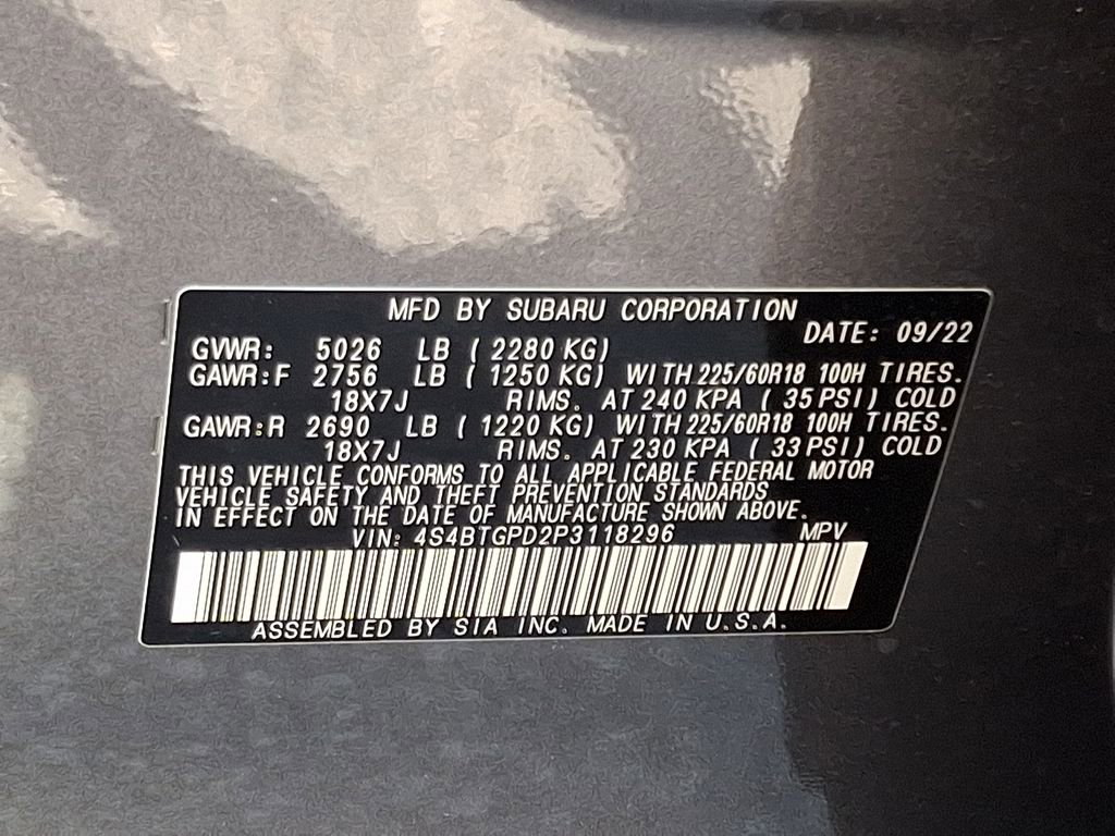 Certified 2023 Subaru Outback Touring XT AWD/4WD image 28