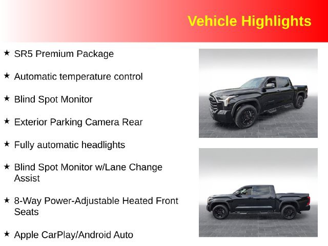 Used 2023 Toyota Tundra SR5 w/ SR5 Premium Package AWD/4WD image 3