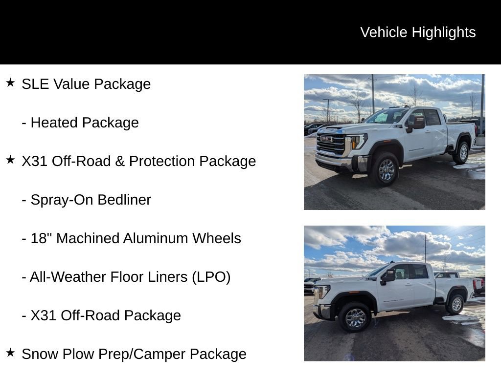 Used 2024 GMC Sierra 2500 SLE w/ SLE Value Package; image 16