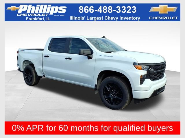 New 2026 Chevrolet Silverado 1500 Custom w/ Turbomax Blackout Package AWD/4WD video 1