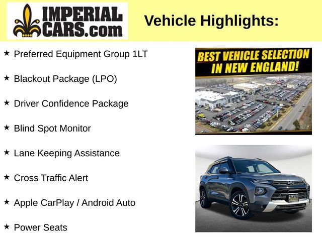 Used 2022 Chevrolet TrailBlazer LT w/ LPO, Blackout Package image 7