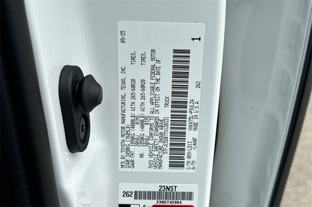 New 2026 Toyota Tundra Limited image 26