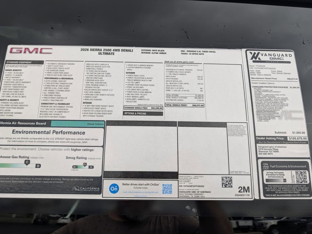 New 2026 GMC Sierra 2500 Denali Ultimate image 34
