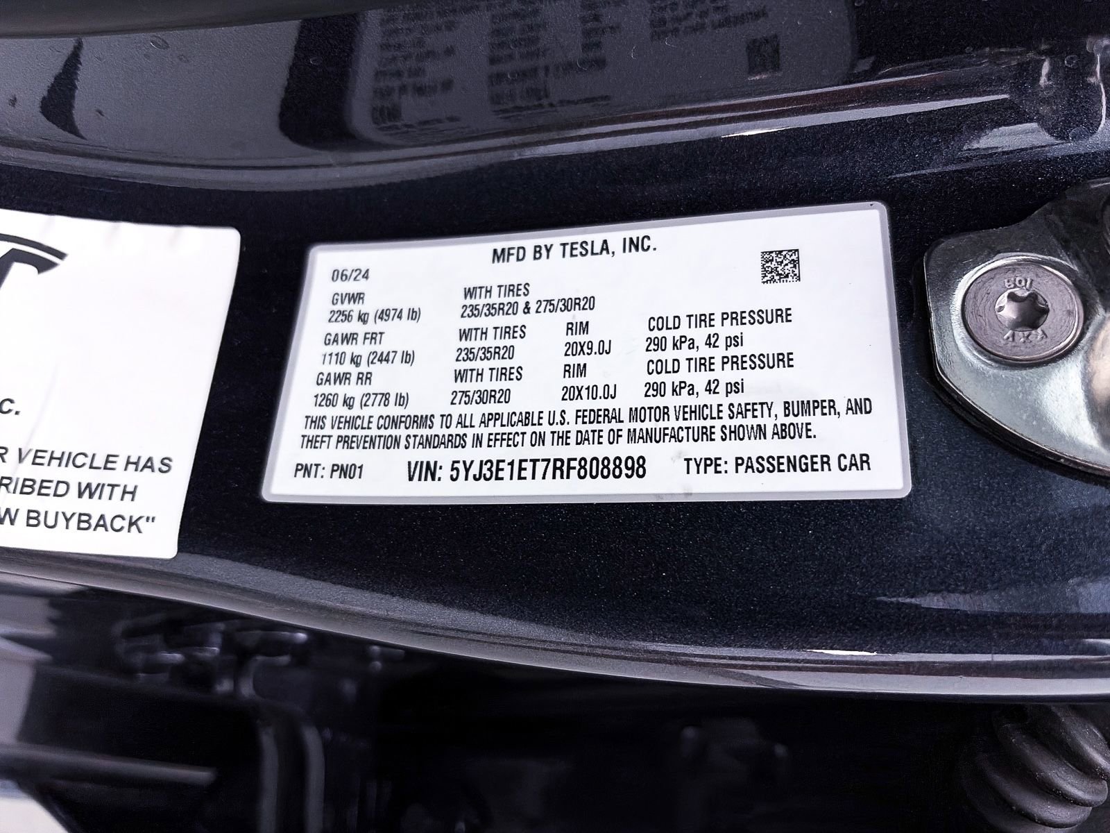 Used 2024 Tesla Model 3 Performance image 33