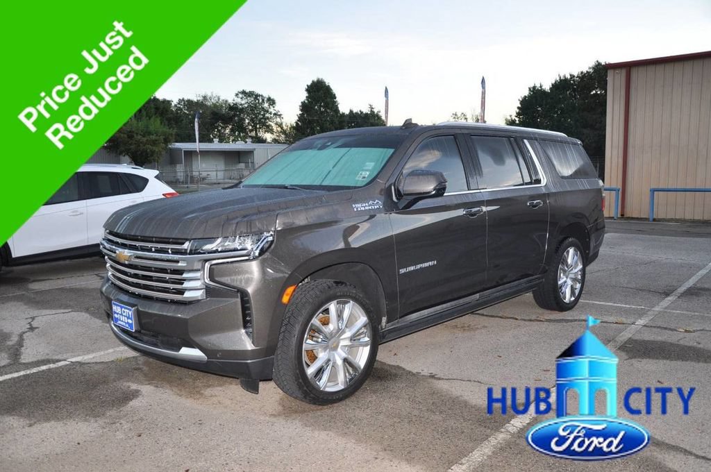 Used 2021 Chevrolet Suburban High Country w/ Premium Package RWD image 1