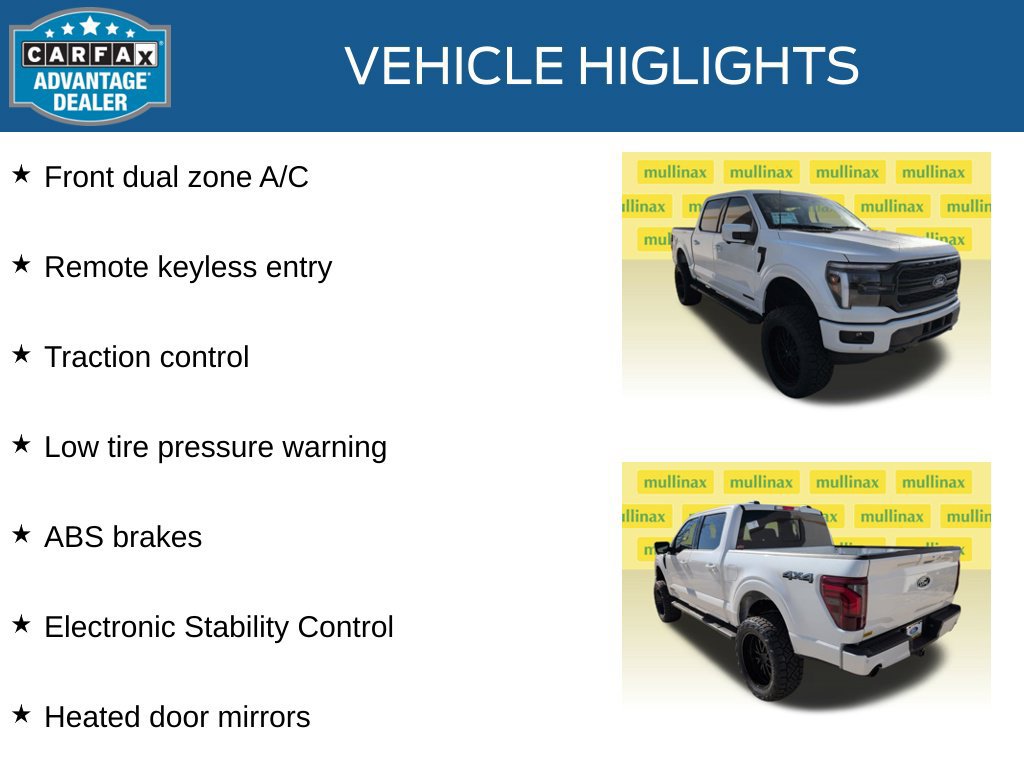 Used 2025 Ford F150 Lariat w/ Equipment Group 502A High AWD/4WD image 11