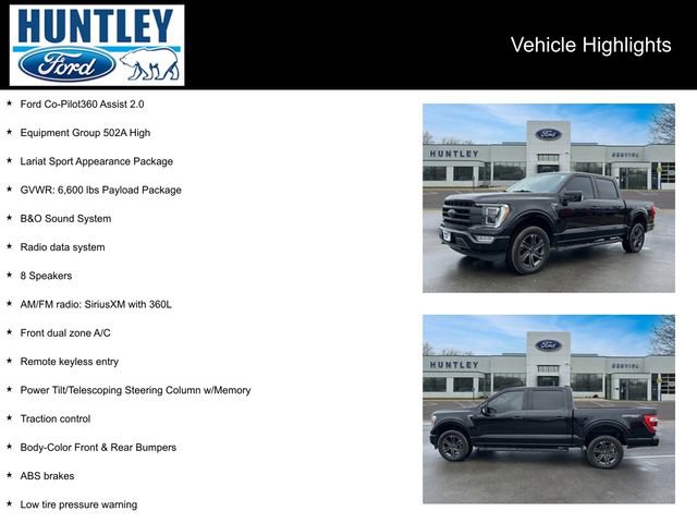 Used 2023 Ford F150 Lariat w/ Equipment Group 502A High image 2