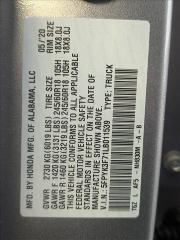 Used 2020 Honda Ridgeline RTL-E image 25