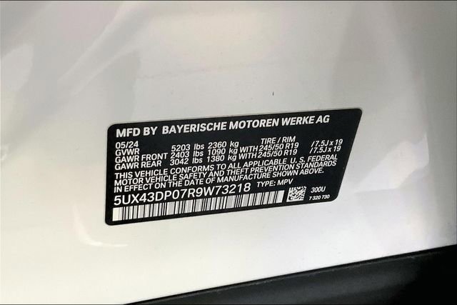 Used 2024 BMW X3 sDrive30i w/ Premium Package image 31