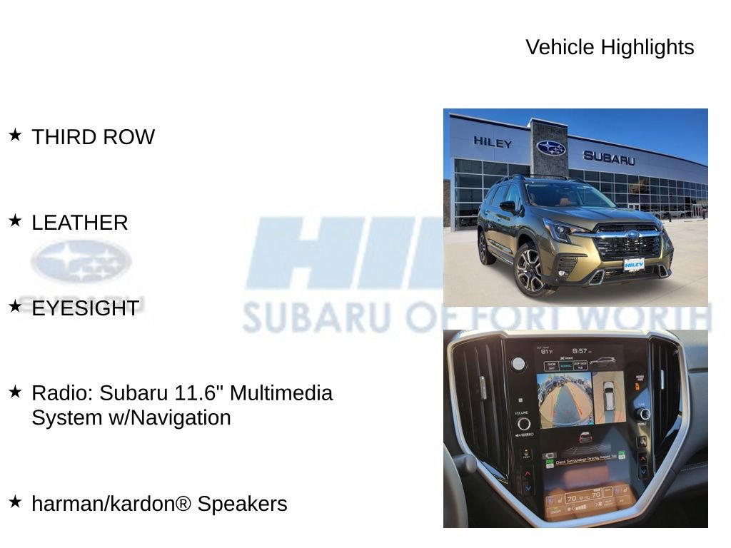 New 2025 Subaru Ascent Touring image 5