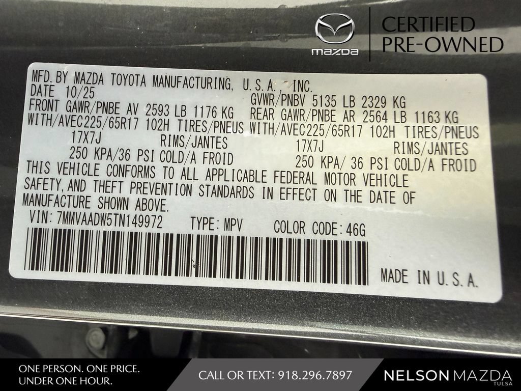 Certified 2026 MAZDA CX-50 AWD 2.5 Hybrid w/ Weather Package image 55
