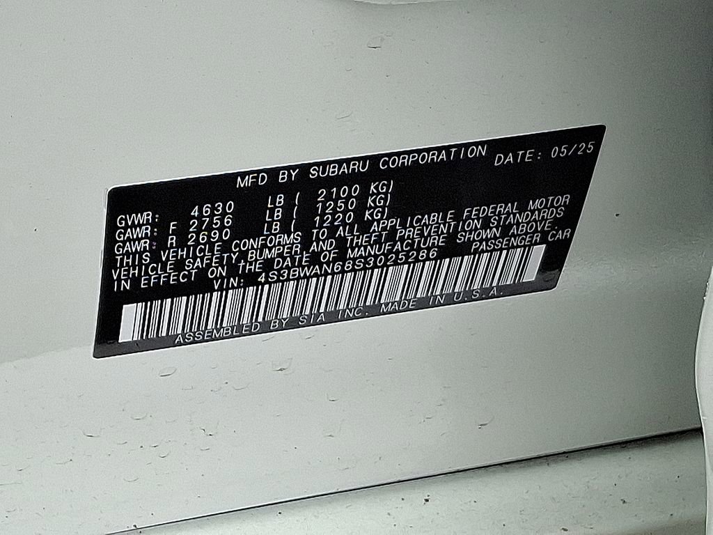 Used 2025 Subaru Legacy Limited image 15