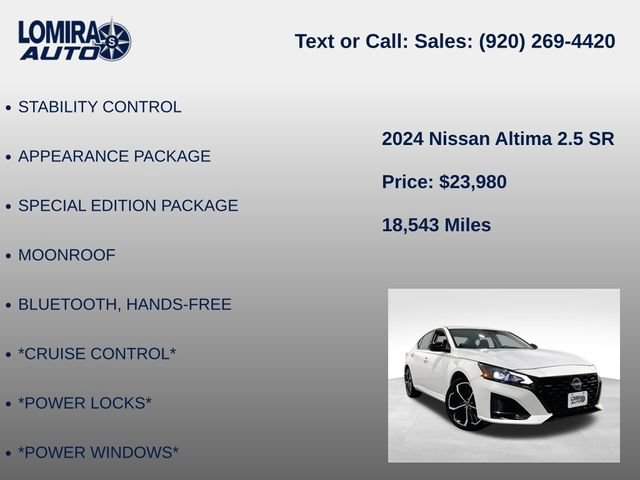 Used 2024 Nissan Altima 2.5 SR AWD/4WD image 14