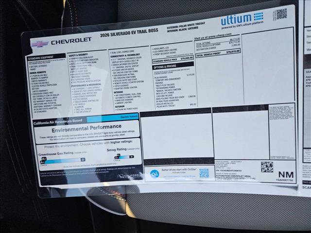 New 2026 Chevrolet Silverado EV Trail Boss image 17