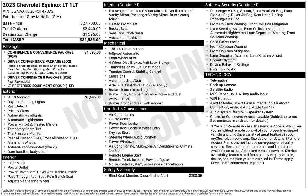 Used 2023 Chevrolet Equinox LT FWD image 25