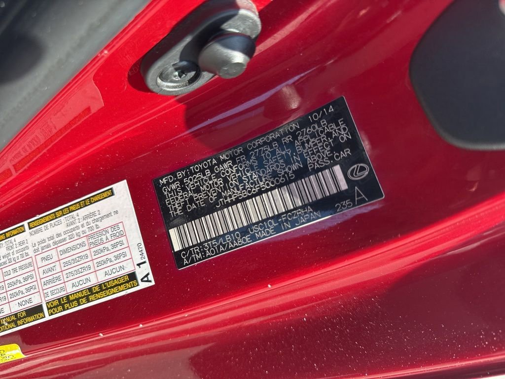 Used 2015 Lexus RC F w/ Premium Package image 34