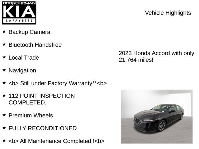 Used 2023 Honda Accord EX image 7