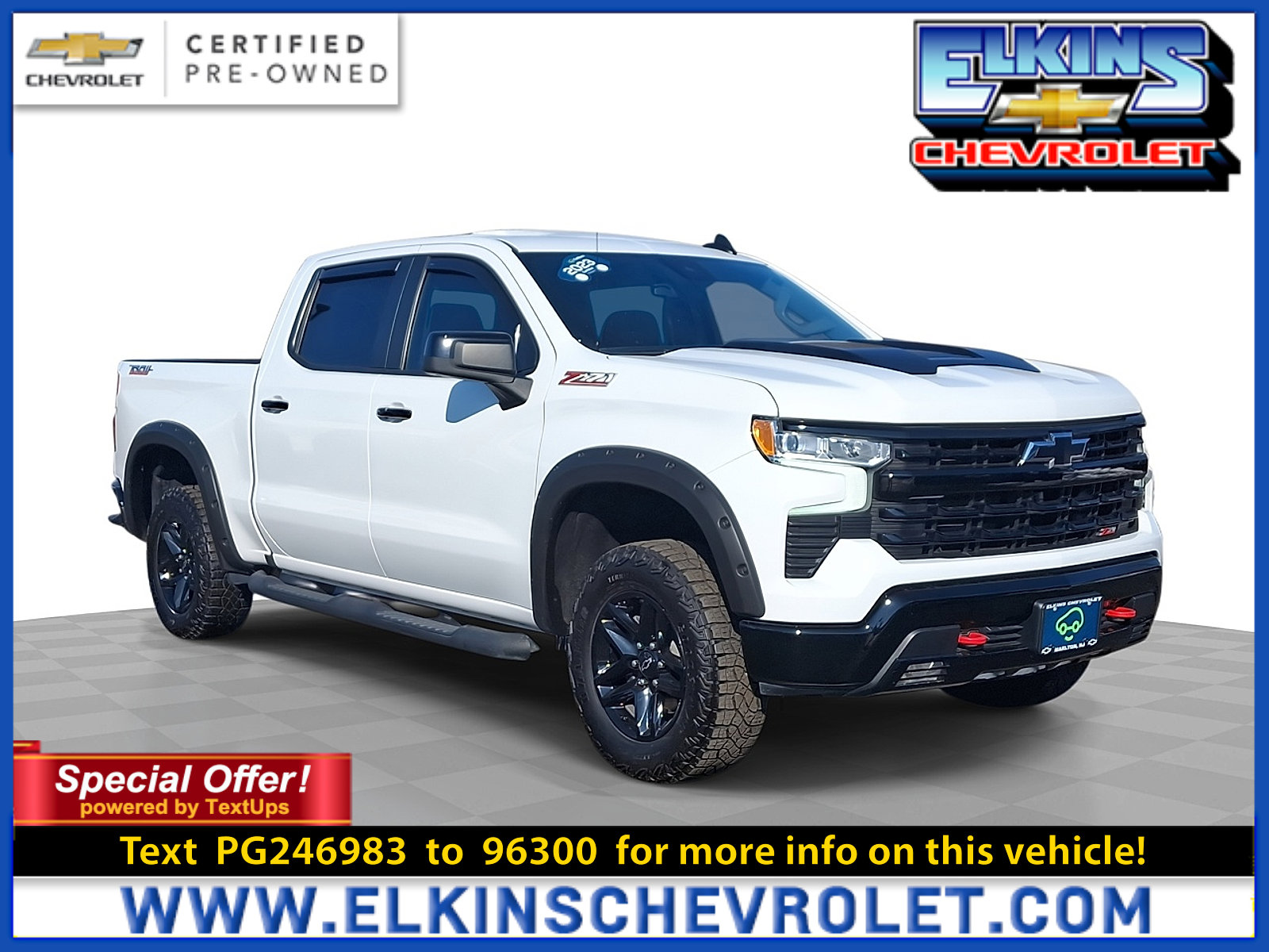 Certified 2023 Chevrolet Silverado 1500 LT Trail Boss AWD/4WD image 1