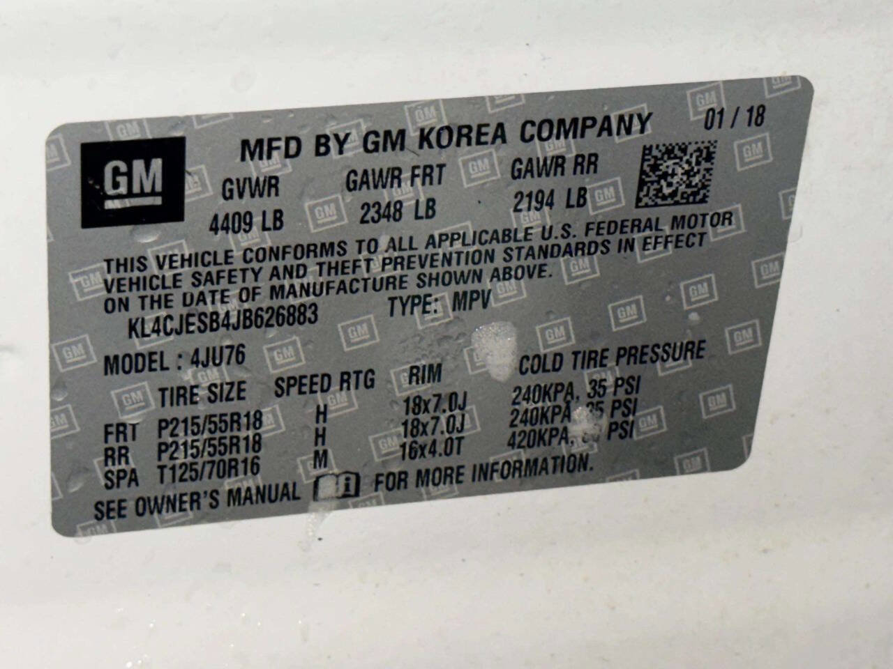 Used 2018 Buick Encore Preferred image 16