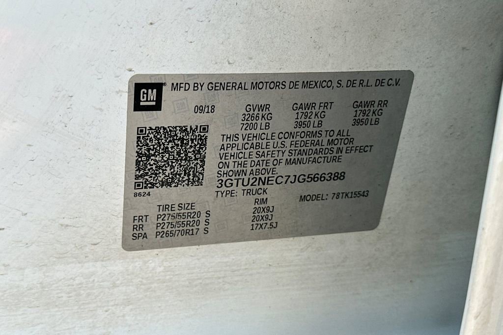 Used 2018 GMC Sierra 1500 SLT w/ SLT Premium Package image 27