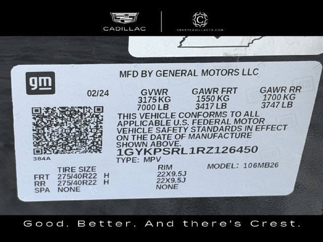 Used 2024 Cadillac Lyriq Luxury w/ Nappa Leather Package AWD/4WD image 33