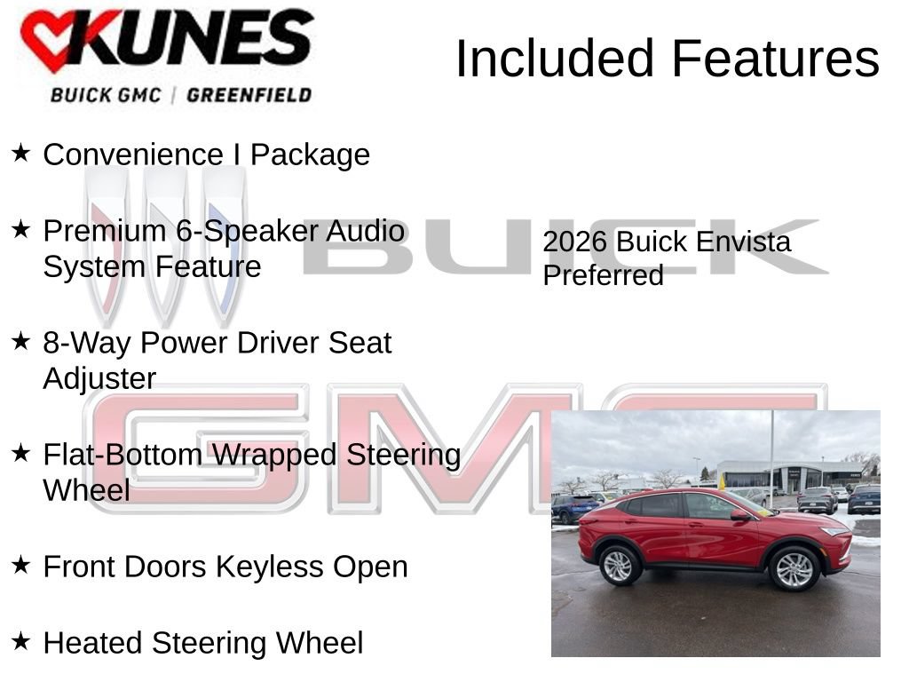 New 2026 Buick Envista Preferred w/ Convenience I Package FWD image 3
