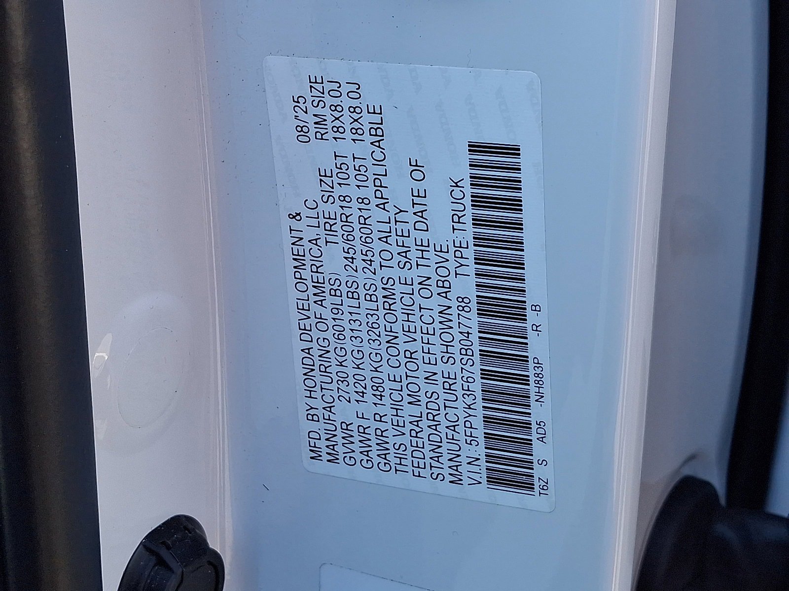 Used 2025 Honda Ridgeline TrailSport image 27