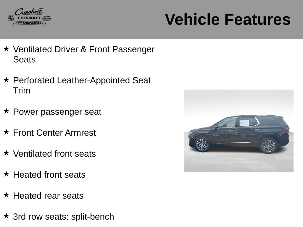 Used 2023 Chevrolet Traverse High Country FWD image 21