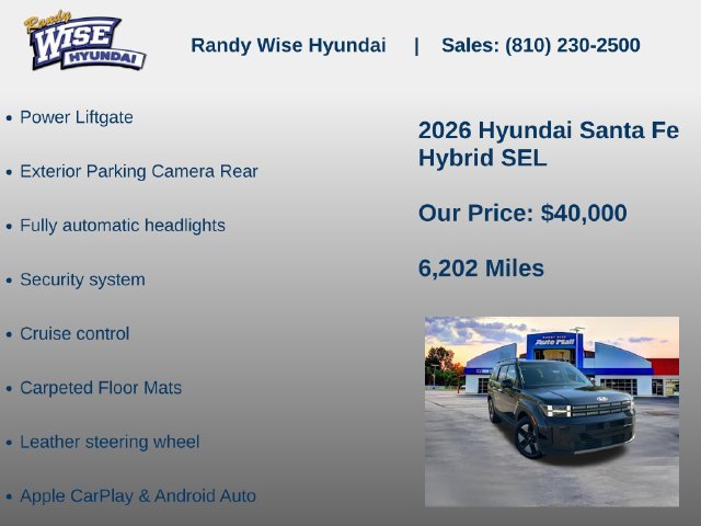New 2026 Hyundai Santa Fe SEL AWD/4WD image 10
