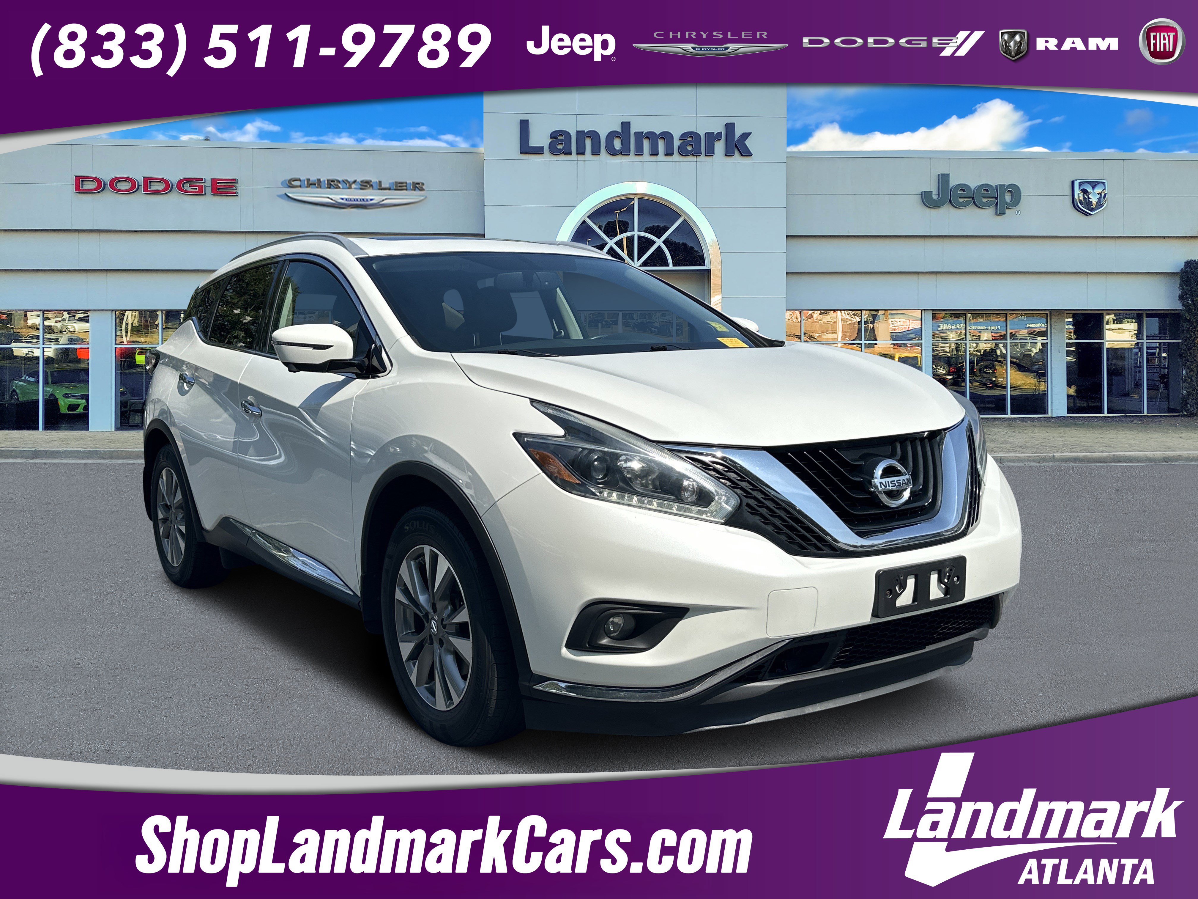 Used 2018 Nissan Murano SL w/ Moonroof Package