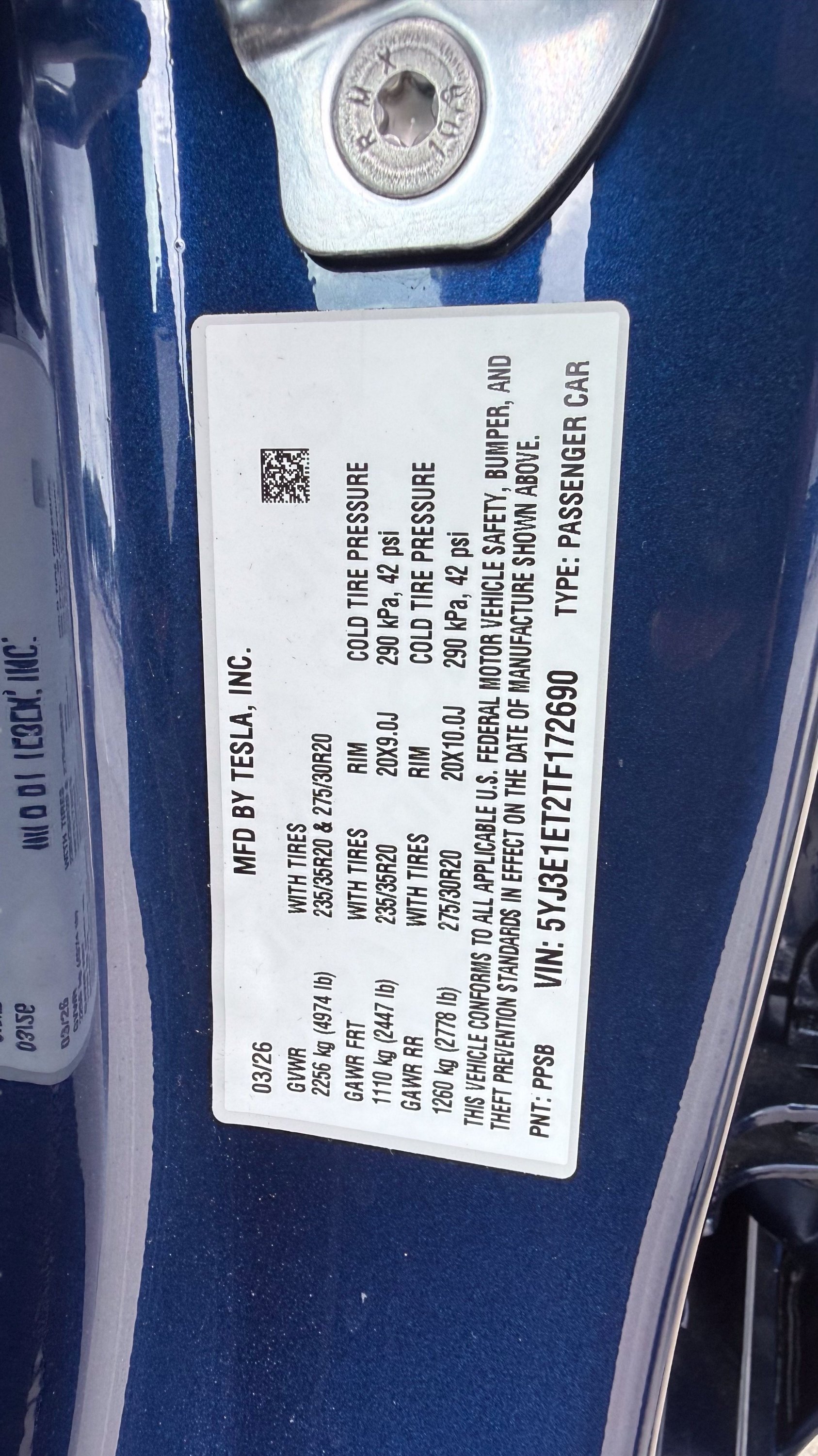 Used 2026 Tesla Model 3 Performance AWD/4WD image 26