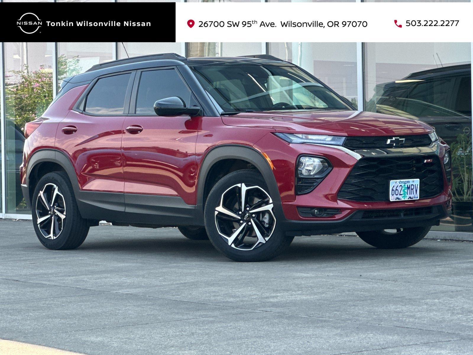 Used 2021 Chevrolet TrailBlazer RS w/ Technology Package AWD/4WD image 1