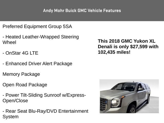 Used 2018 GMC Yukon XL Denali w/ Open Road Package AWD/4WD image 6