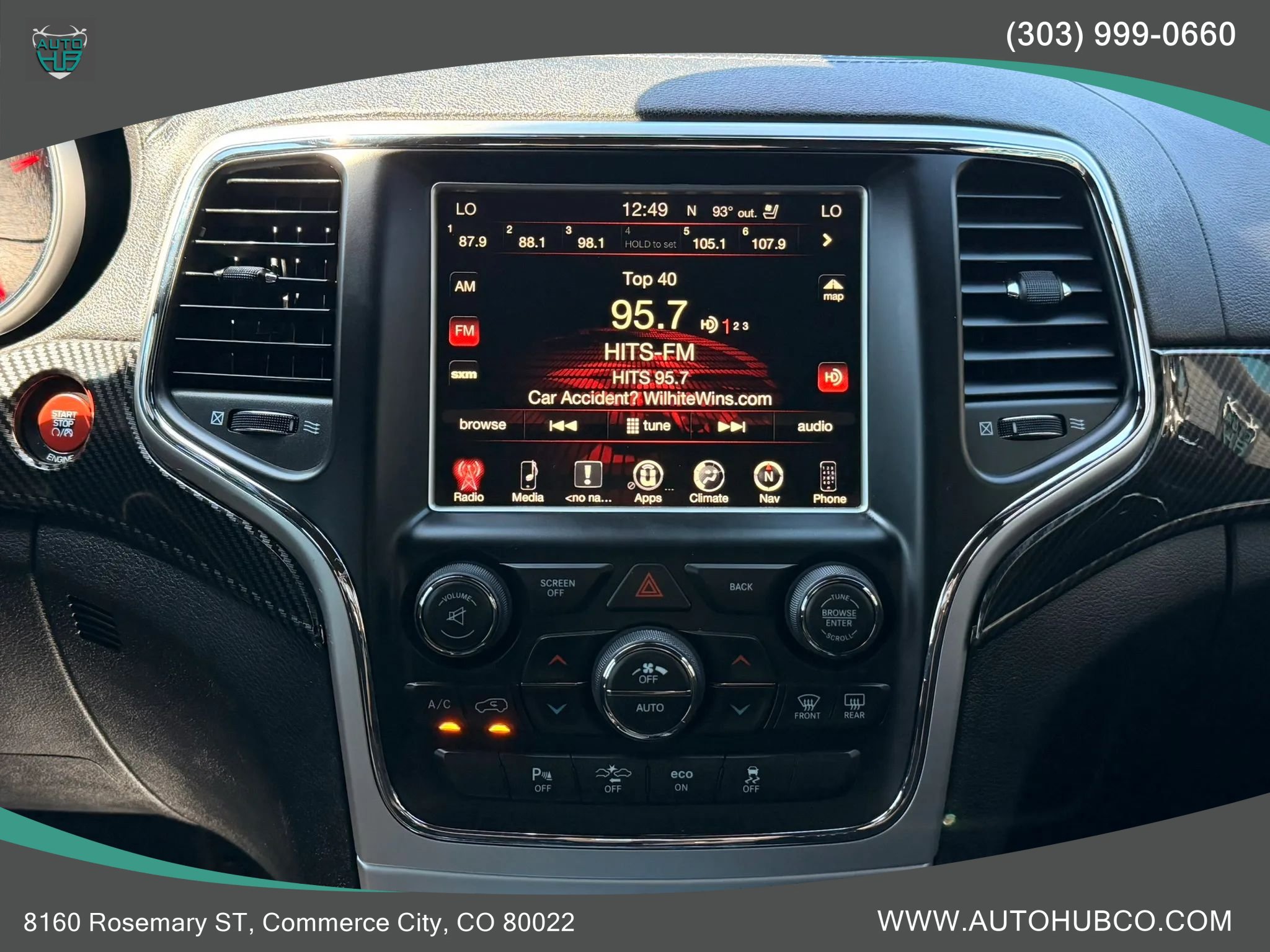 Used 2015 Jeep Grand Cherokee SRT w/ Trailer Tow Group IV AWD/4WD image 20