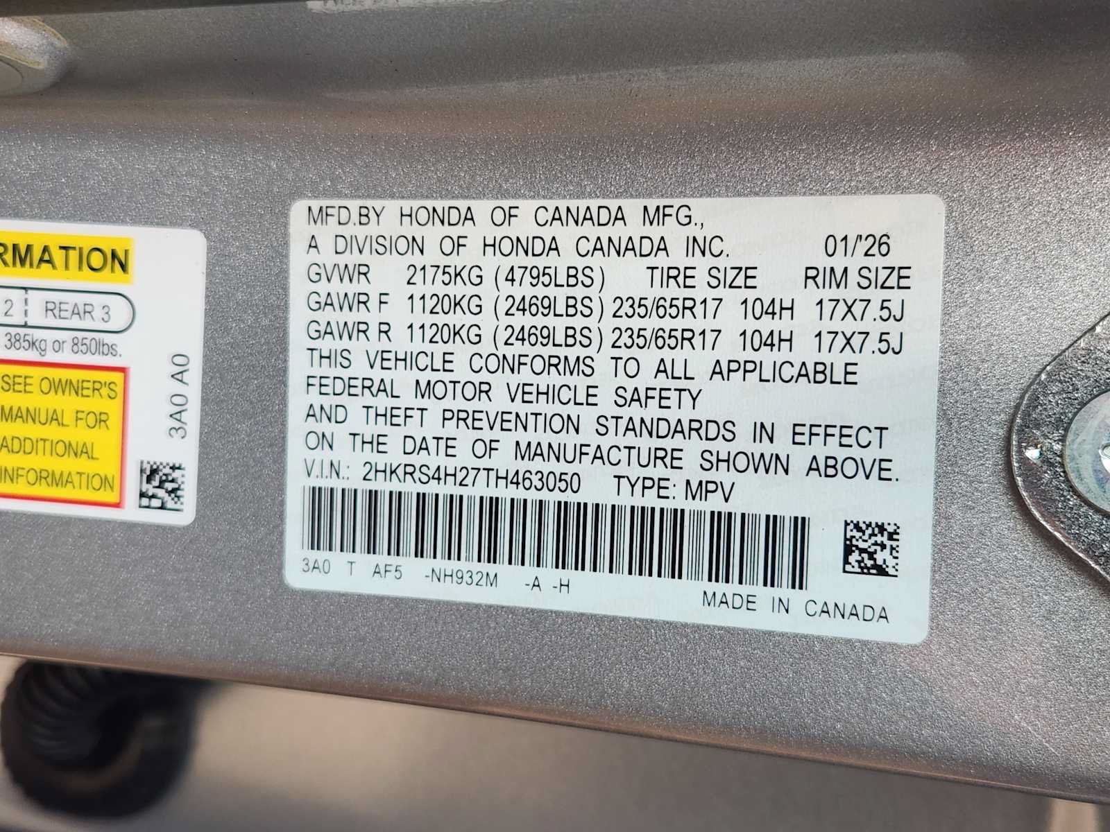 Certified 2026 Honda CR-V LX image 32