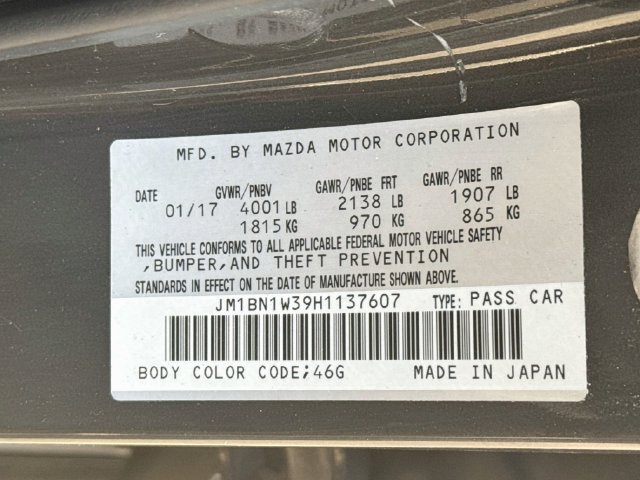 Used 2017 MAZDA MAZDA3 Grand Touring w/ Premium Equipment Package FWD image 25