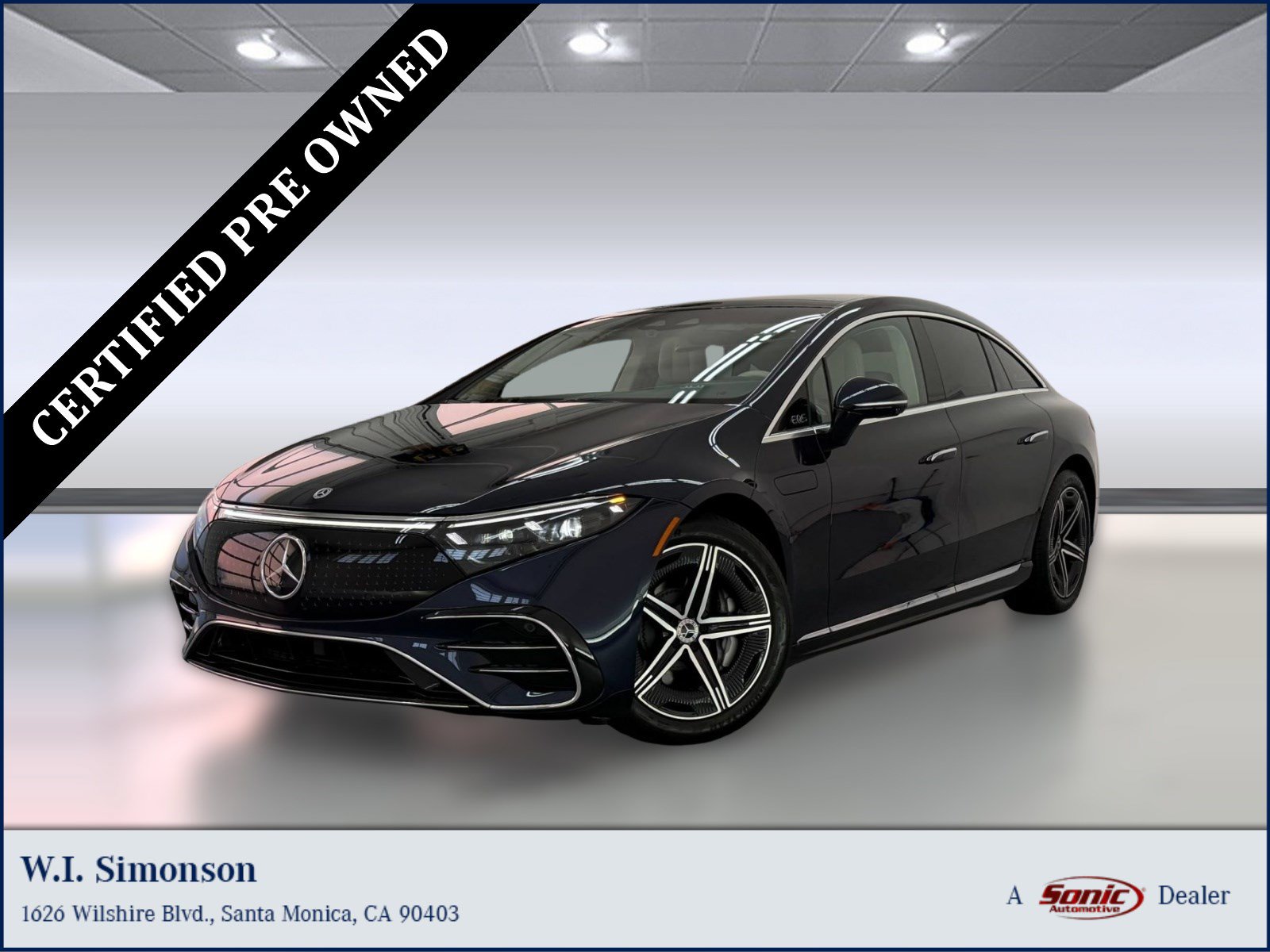 Certified 2023 Mercedes-Benz EQS 580 4MATIC Sedan image 1