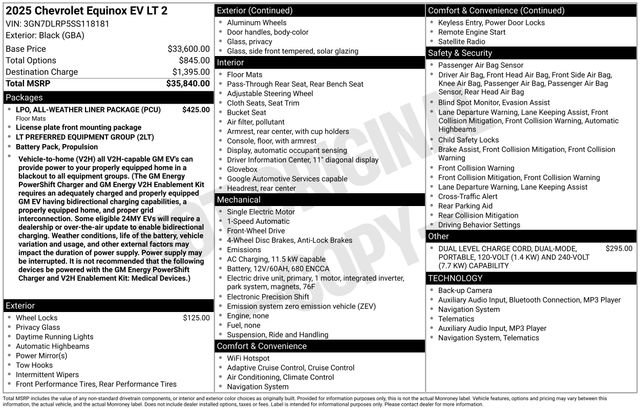 Certified 2025 Chevrolet Equinox EV LT FWD image 26