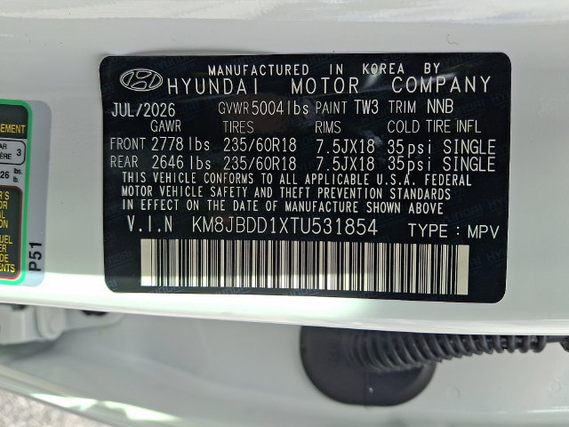 New 2026 Hyundai Tucson SEL AWD/4WD image 14